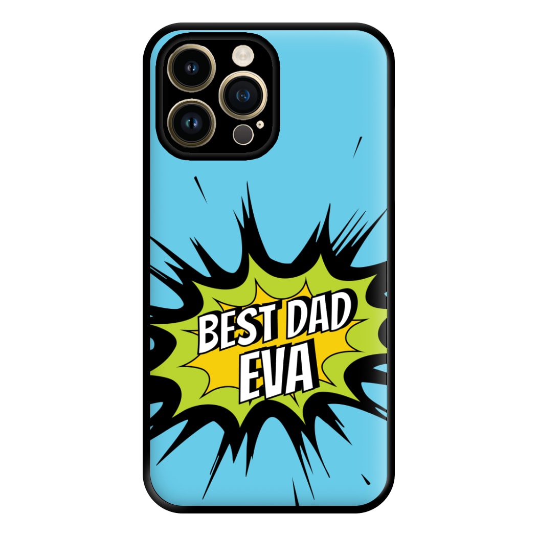 Comic Book Best Dad Eva iPhone 14 Pro Max Case