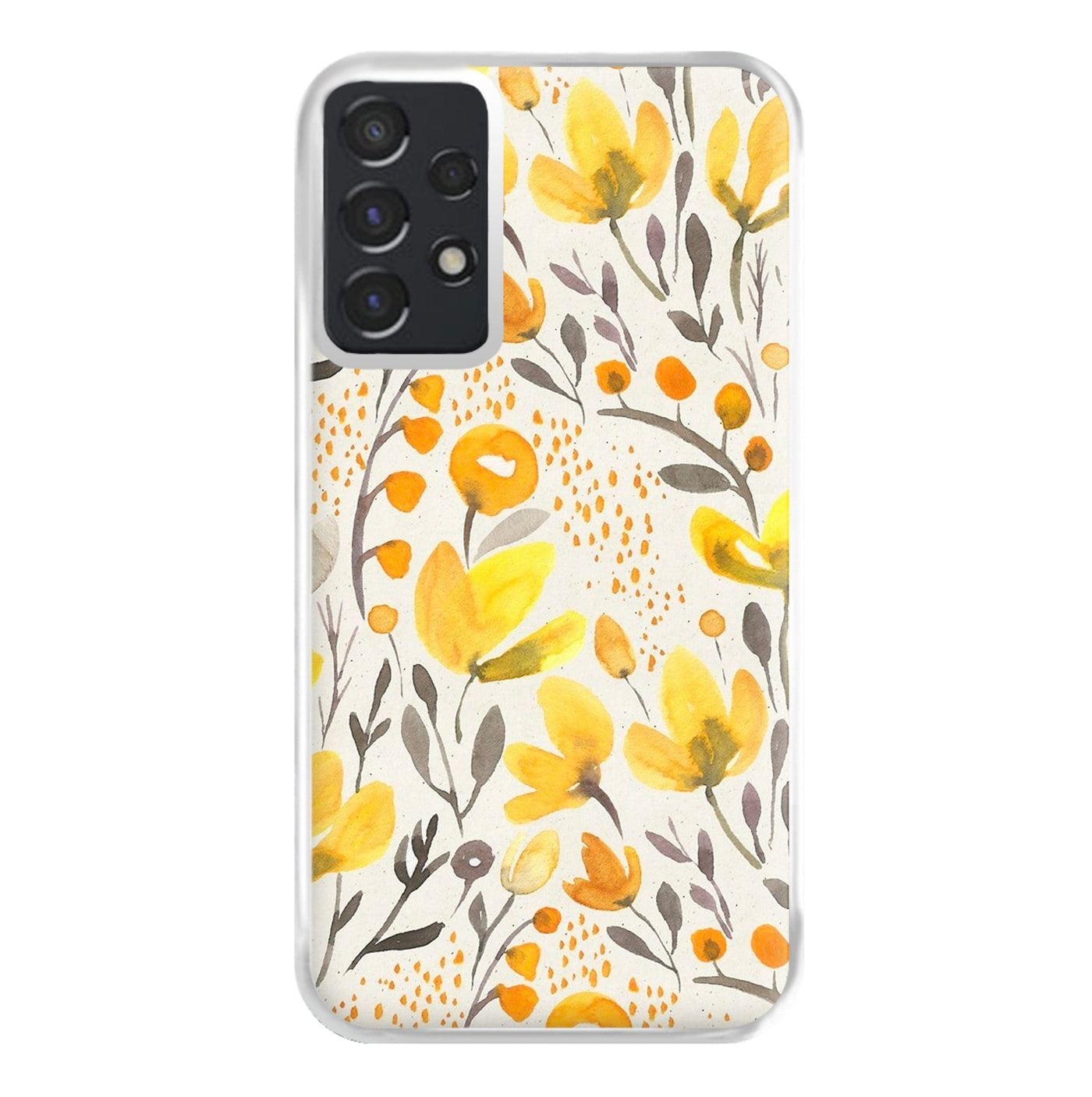 Yellow Field Floral Phone Case