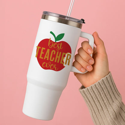 Apple Best Teacher Ever Tumbler