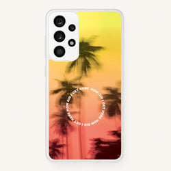 Palm Trees Circle Galaxy A33 Case