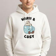 Hot Cocoa Plush Quote Hoodie 4