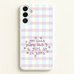 Dreamy Plaid Galaxy A36 Case