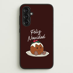 Christmas Pudding Plush Galaxy A16 Case
