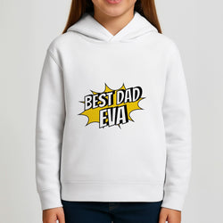 Comic Book Best Dad Eva Girls Hoodie