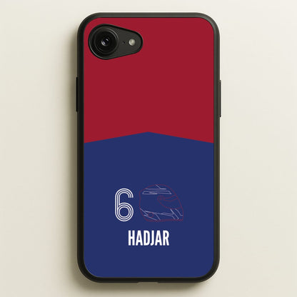 Hadjar Helmet 2026 iPhone 16e Case