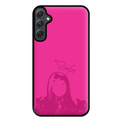 Pink Gaga Silhouette  Galaxy A34 Case