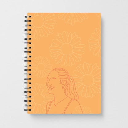 Belly And Daisies Outline Notebook