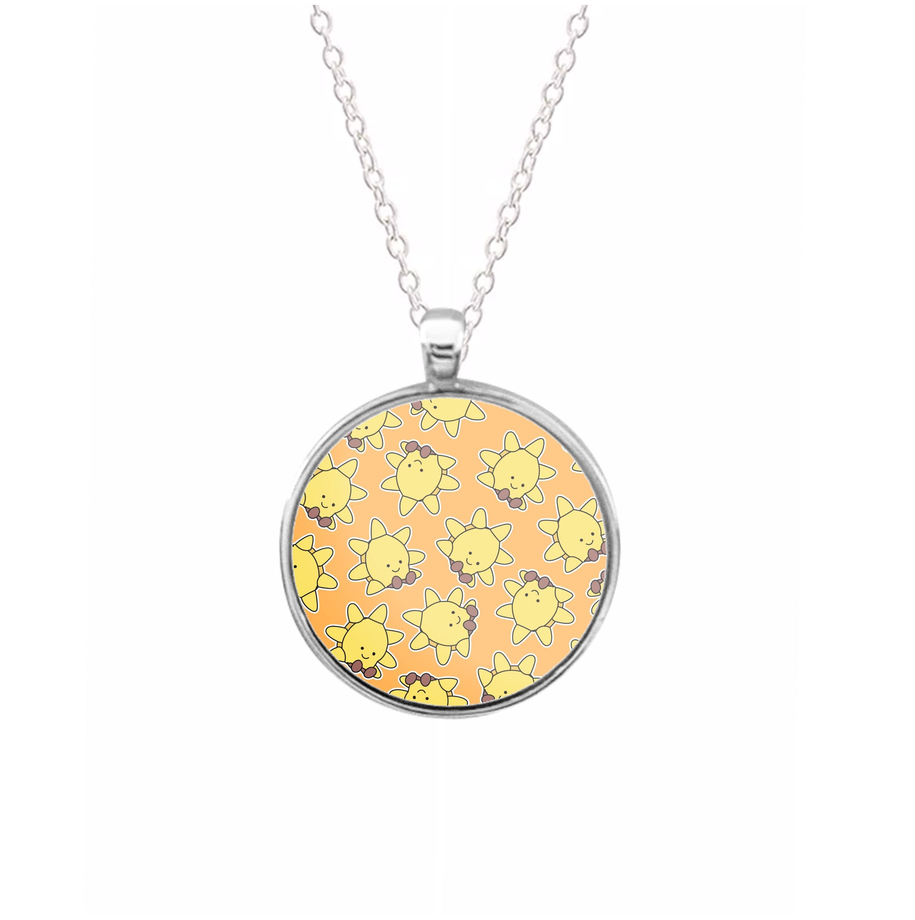 Sun Pattern - Plushy Necklace