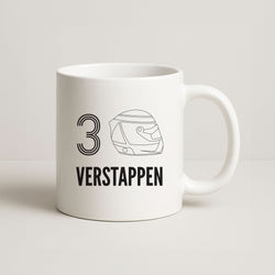 Verstappen Helmet 2026 Coffee Mug