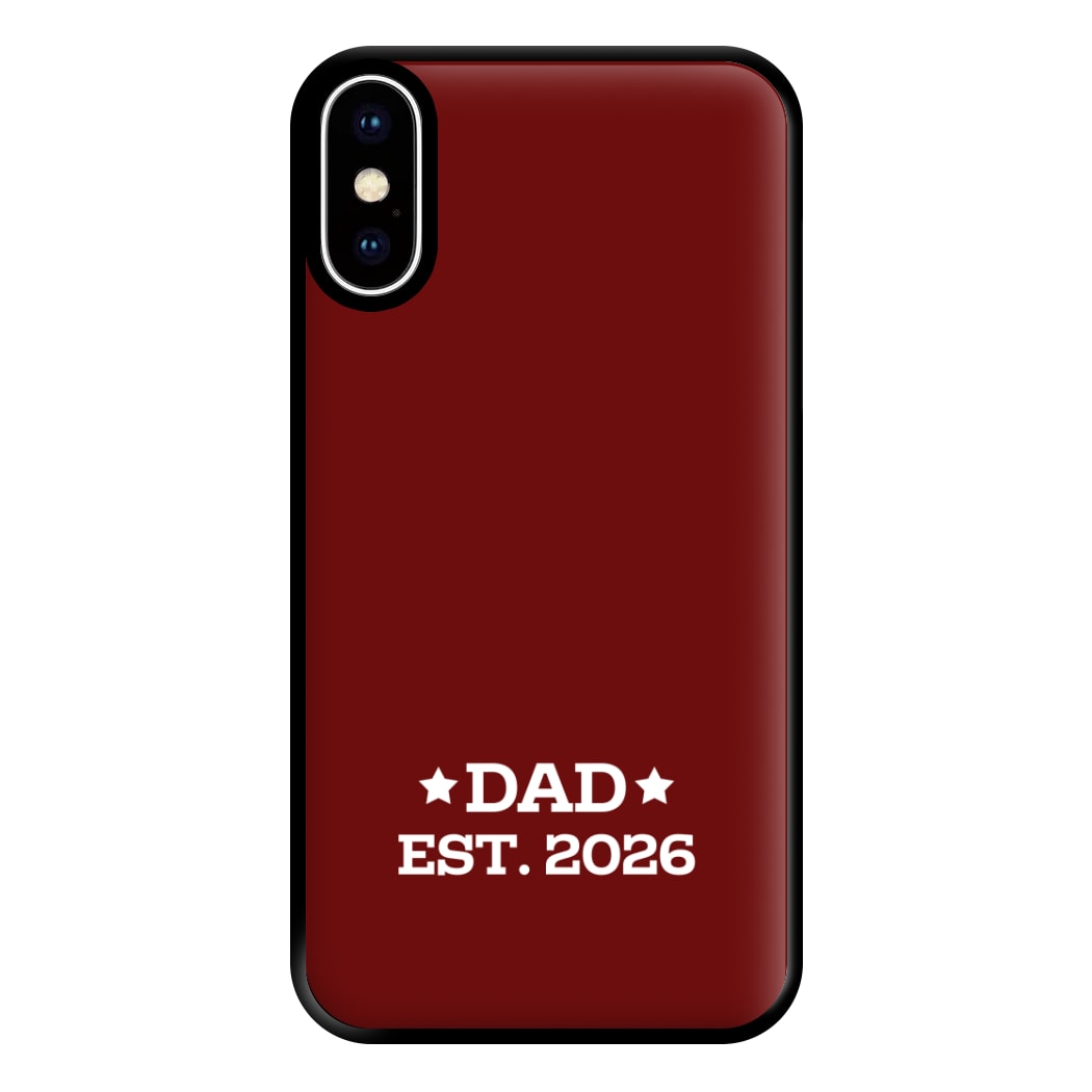 Dad Est 2026 iPhone XS Max Case