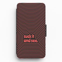 Suck It And See Psychedelic Flip / Wallet Phone Case