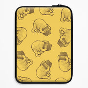 Winnie Honey Pot Pattern Laptop Sleeve 1