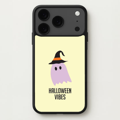 Purple Ghost Halloween Vibes iPhone 17 Pro Case