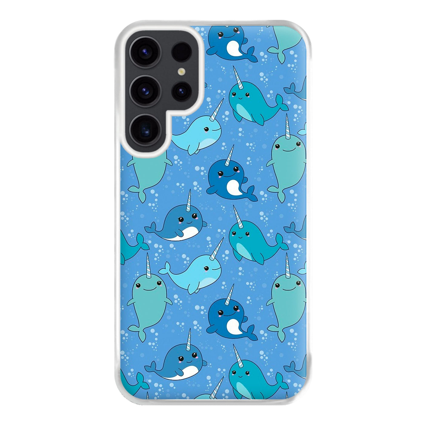 Narwhal Pattern Phone Case