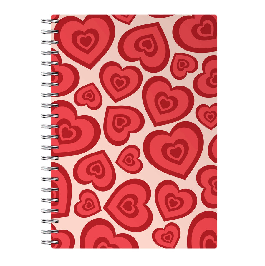 Valentine's Heart Pattern Notebook