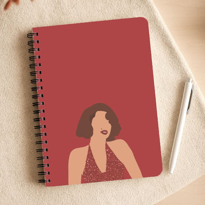 Red Sparkly Dress Notepad