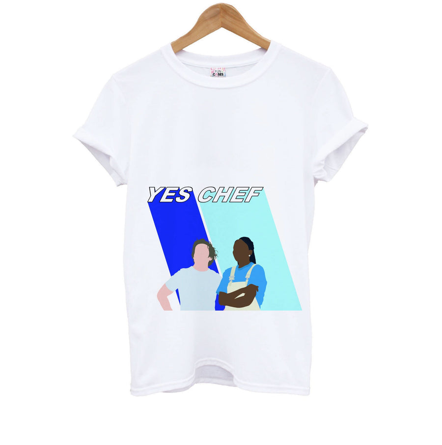 Yes Chef Blue Kids T-Shirt