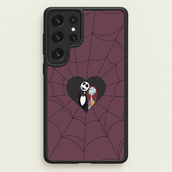 J And S Cobweb Heart Galaxy S22 Ultra Case