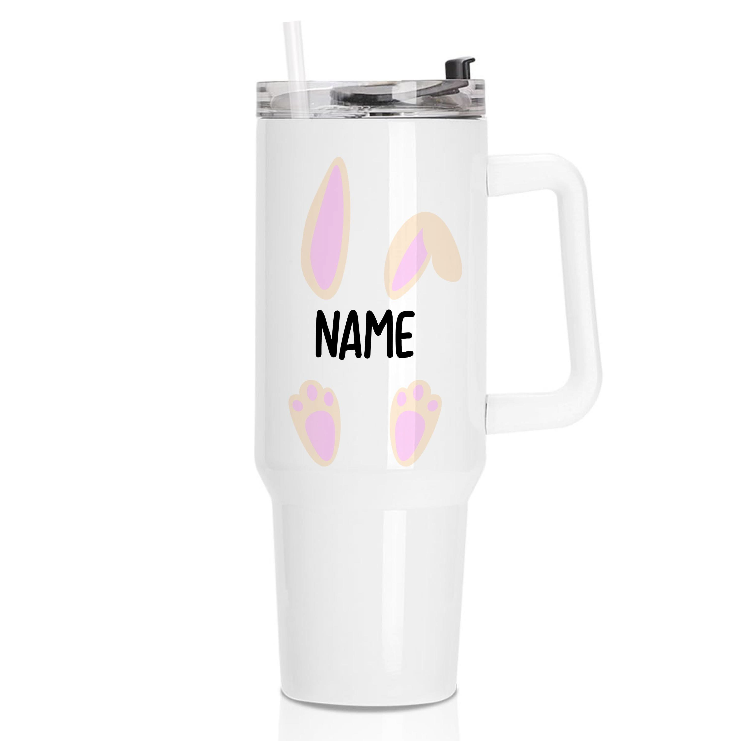 White Bunny Personalised Tumbler