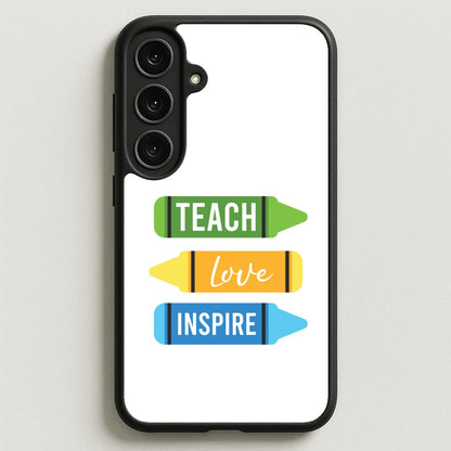 Teach, Love, Inspire Galaxy S25FE Case