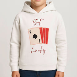 Get Lucky Set Of Cards Boys Hoodie