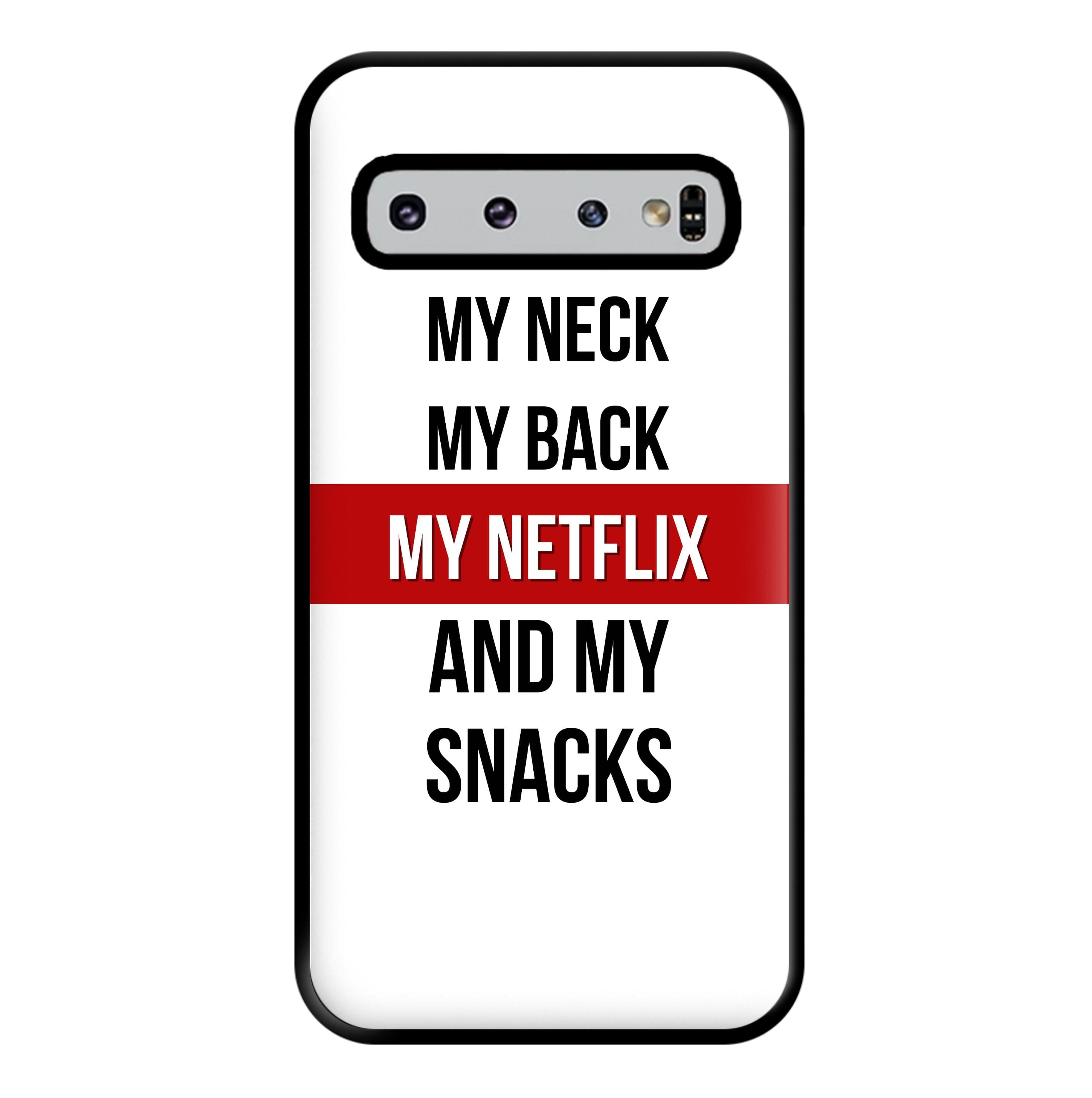 My Netflix & My Snacks Phone Case