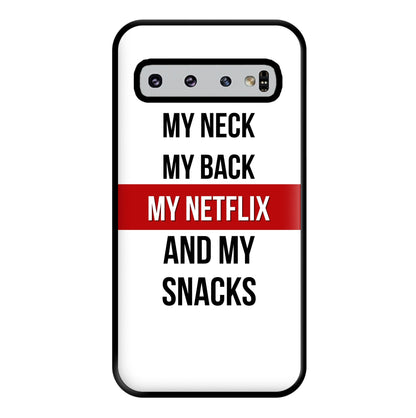 My Netflix & My Snacks Phone Case