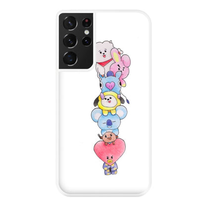 K-Pop Band BT21 Drawing Phone Case