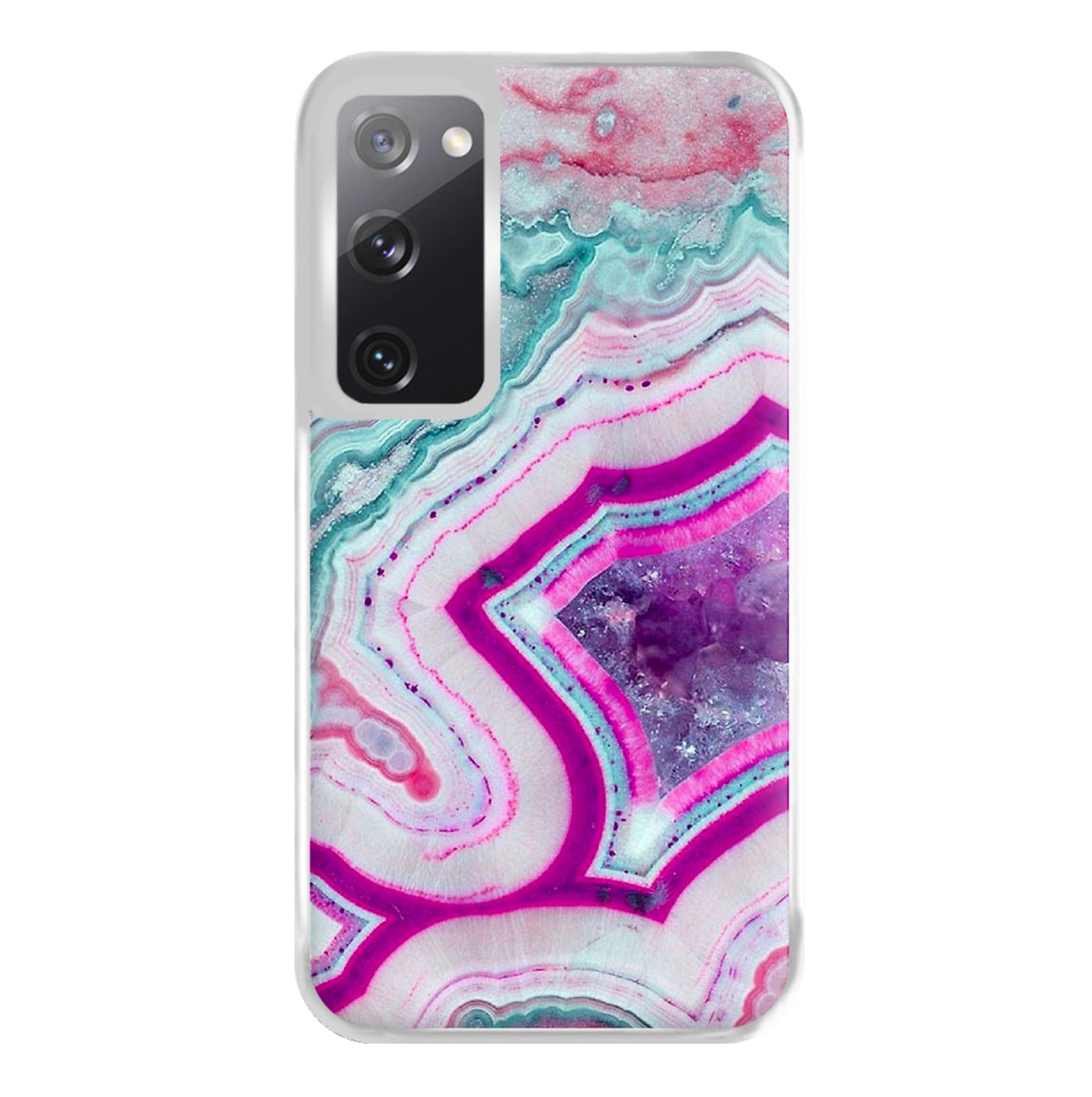 Purple Geode Pattern Phone Case
