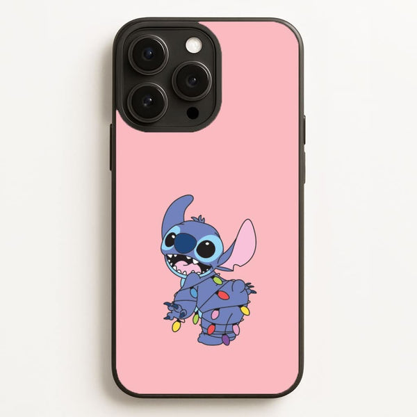 Cute Blue Alien Fairylights Phone Case for Apple iPhone, Samsung Galaxy, Huawei and Google Pixel