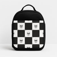 Checkered Skulls Pattern Lunchbox