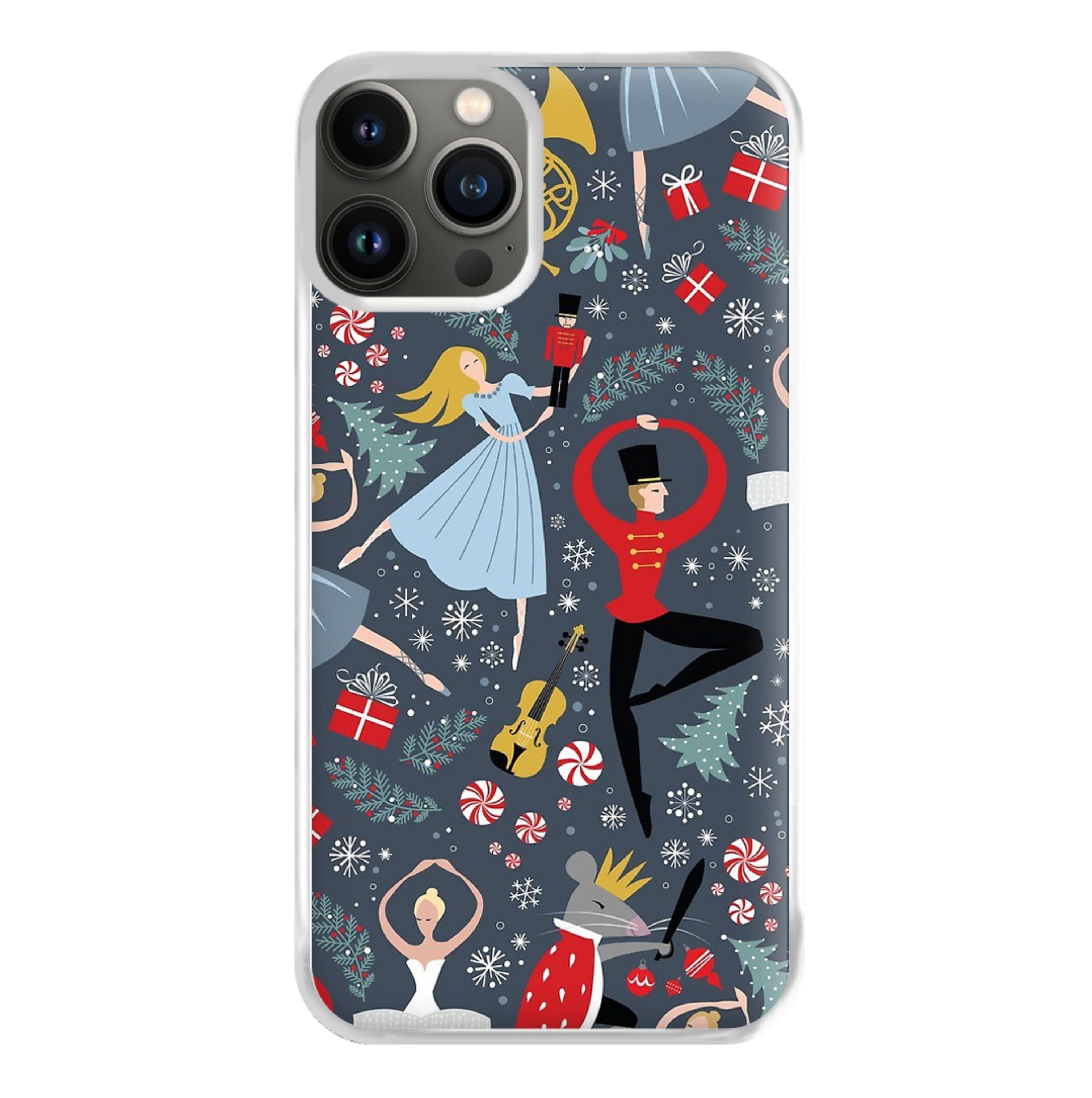 Nutcracker Ballet Pattern - Christmas Phone Case