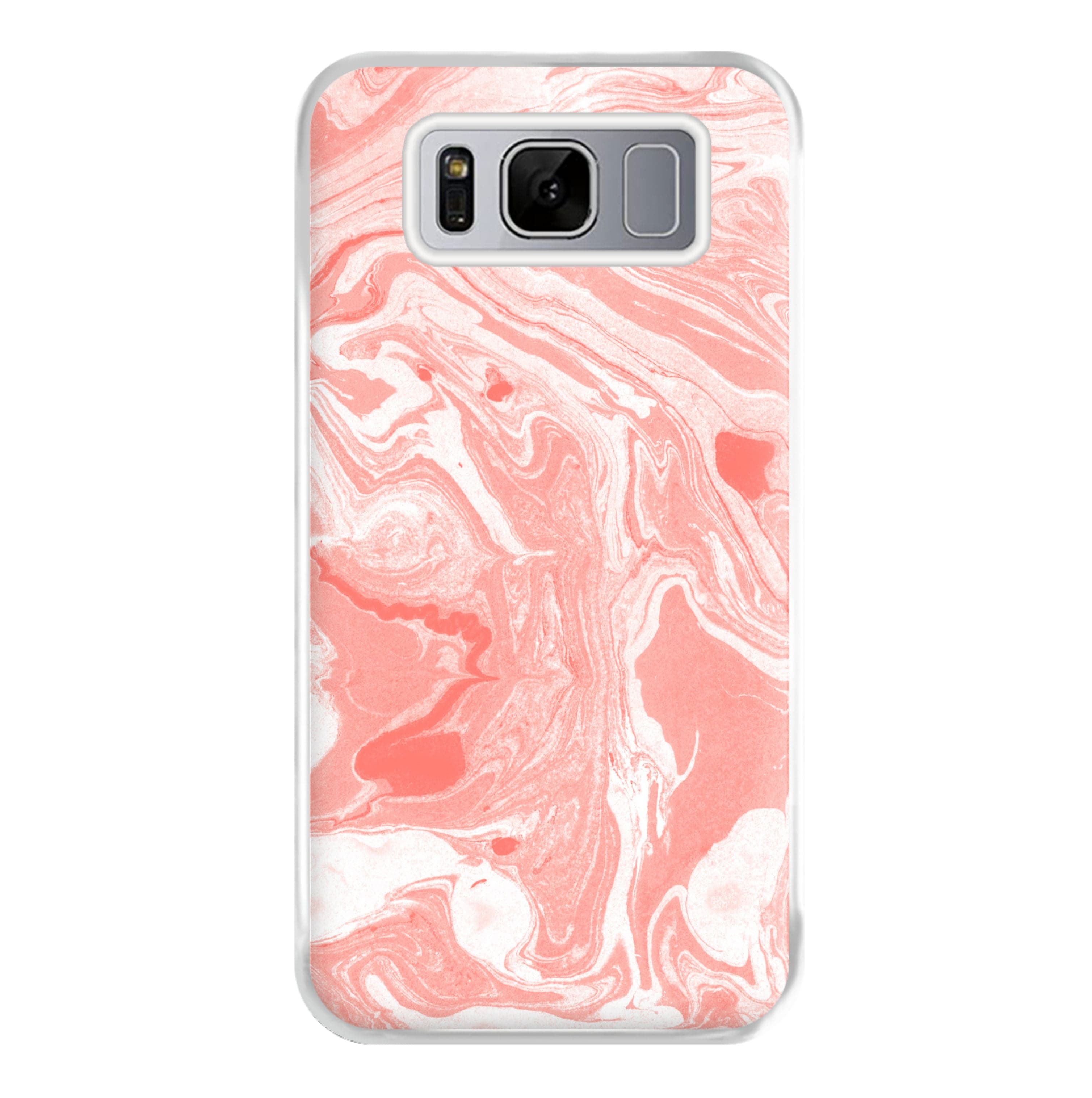 Pink Swirly Marble Phone Case