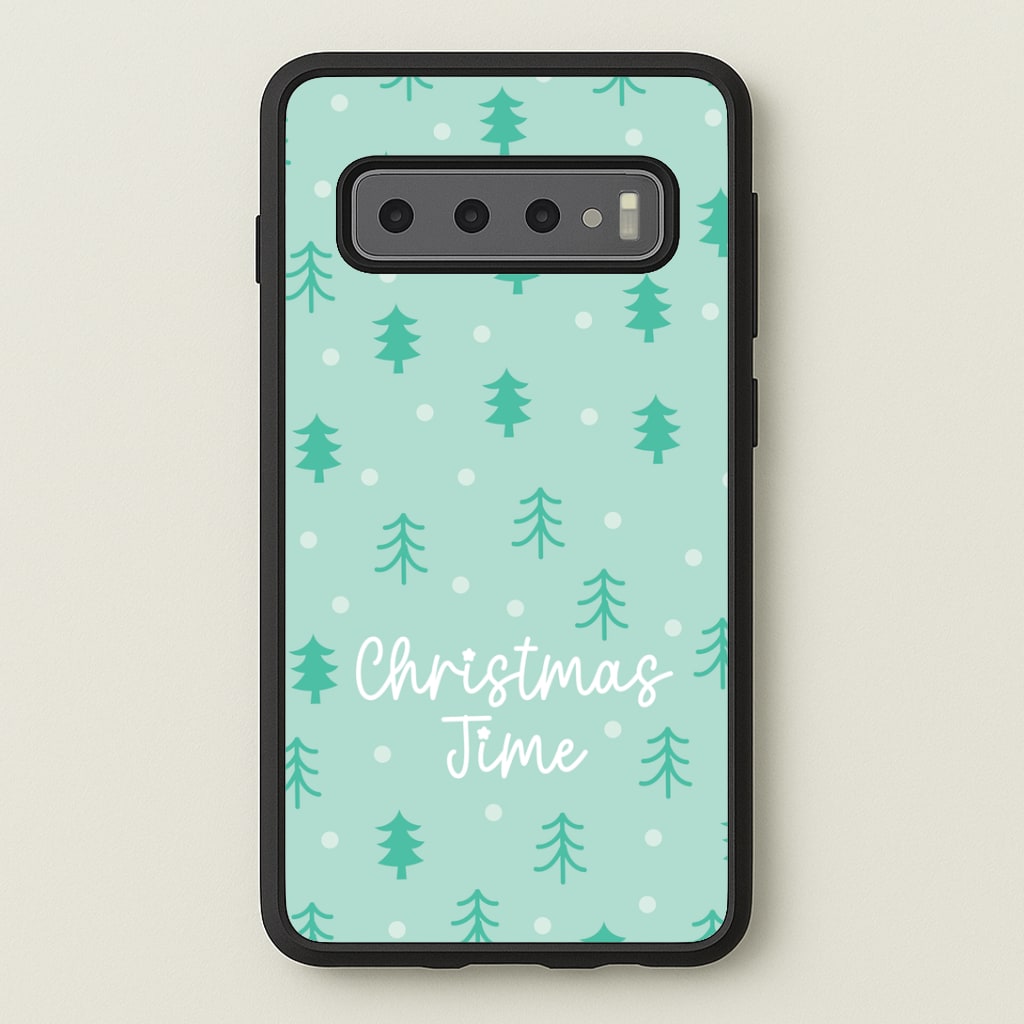 Cute Xmas Trees Pattern Galaxy S10 Case