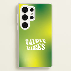 Taurus Vibes Gradient Zodiac Galaxy S25 Ultra Case