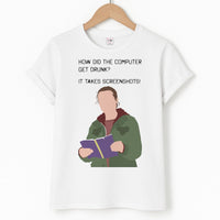 How Did The Computer Get Drunk? T-Shirt