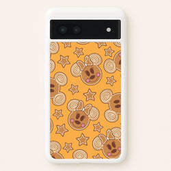 Cartoon Mouse Gingerbread Pattern Google Pixel 7a Case