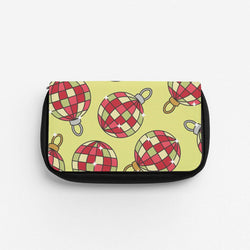 Disco Baubles Pattern Pencil Case