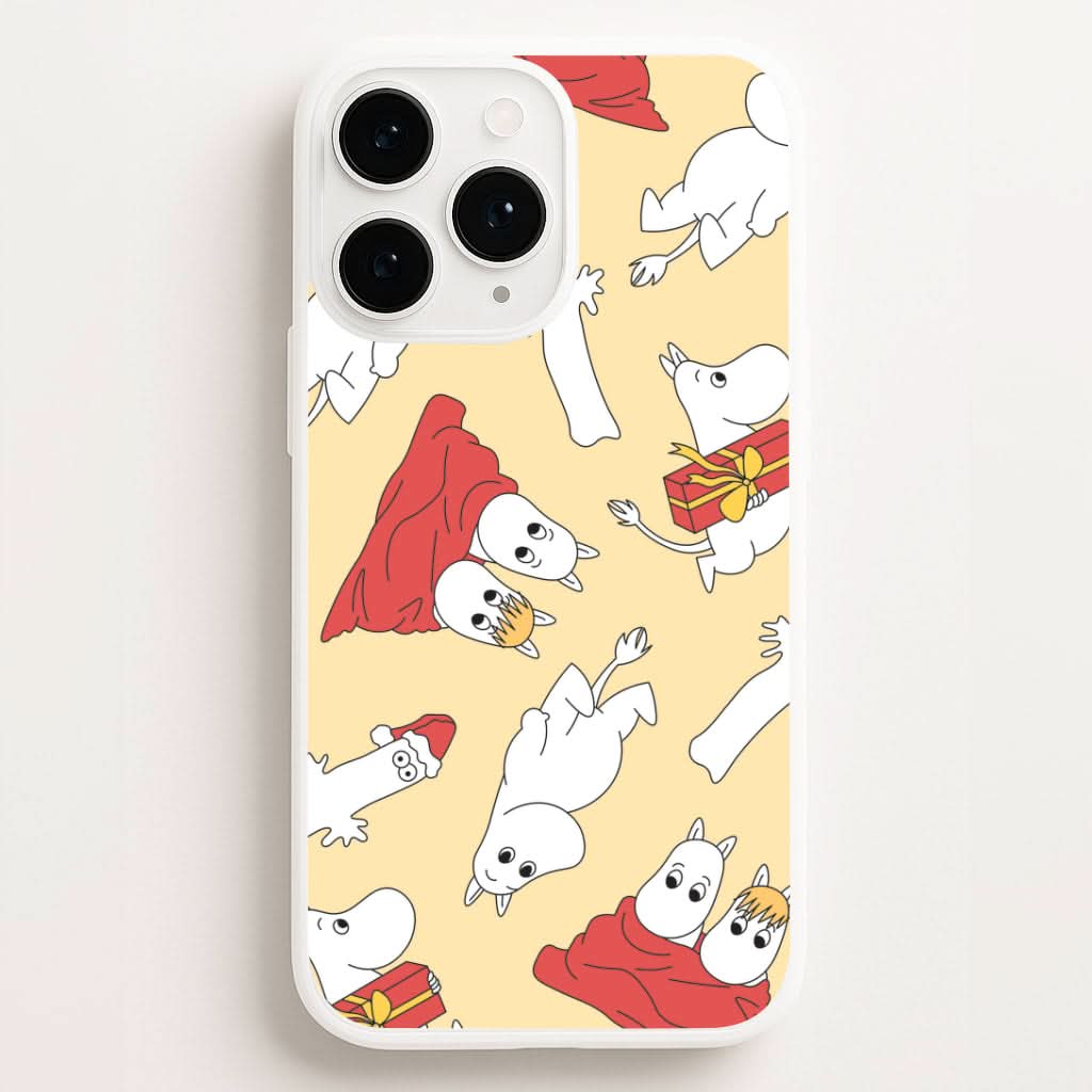 Christmas Mooms Pattern Phone Case for Apple iPhone, Samsung Galaxy, Huawei and Google Pixel