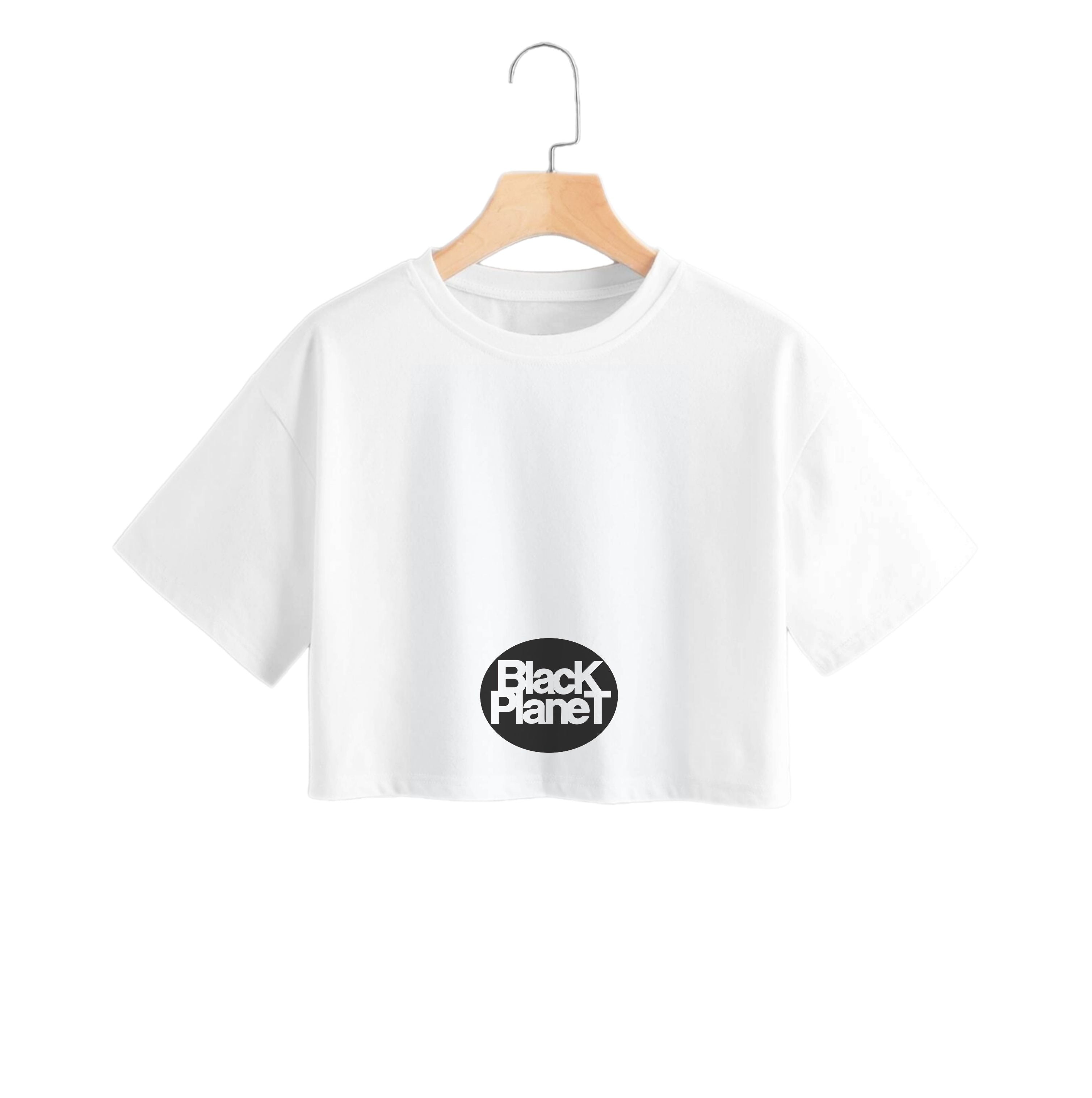 Black Planet Crop Top