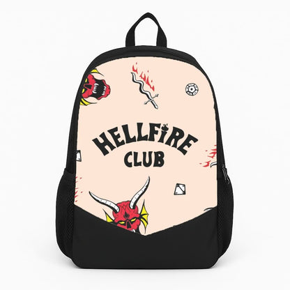 Hellfire Club Icons Collage Peach Backpack