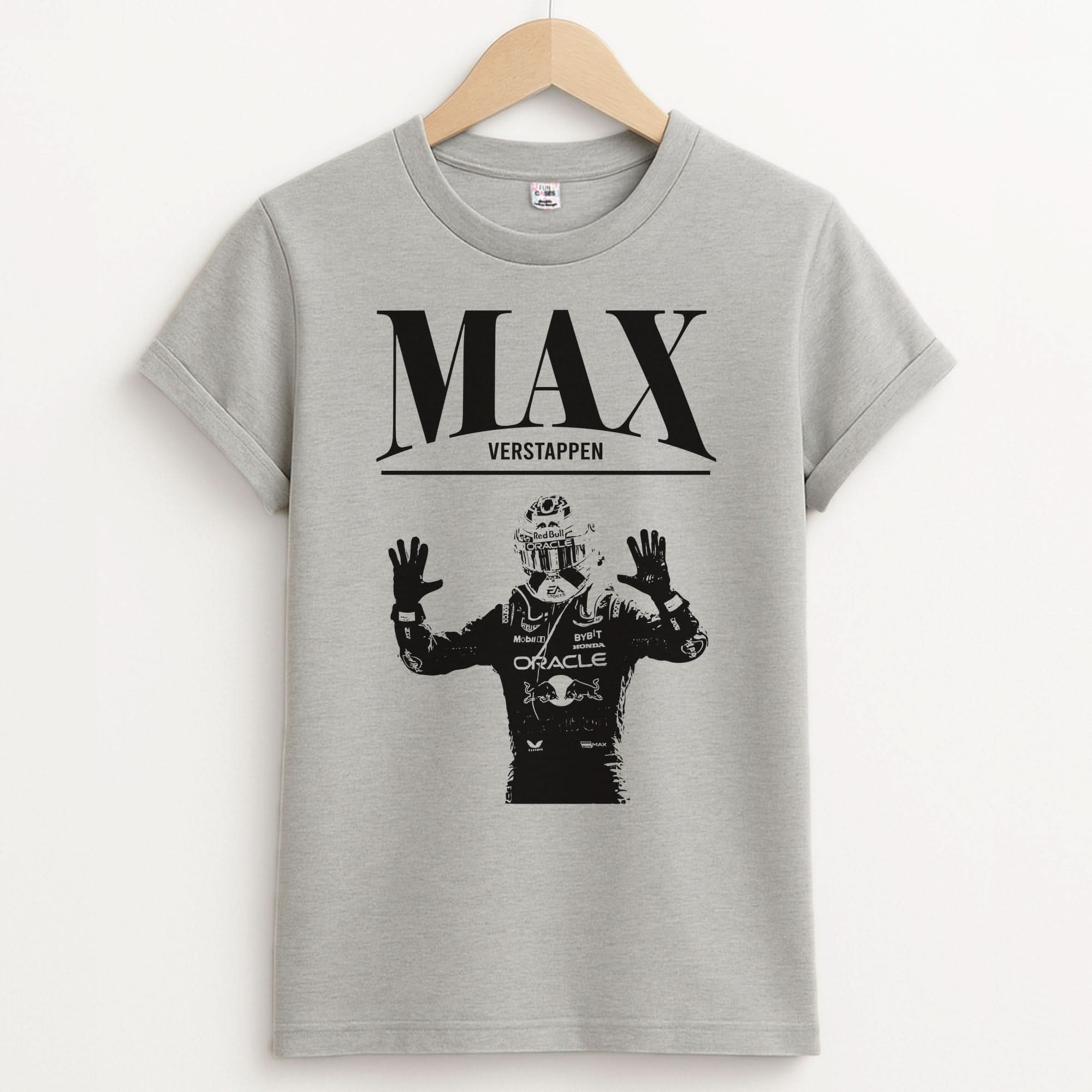 Max Blue And Red Unisex Grey T-Shirt