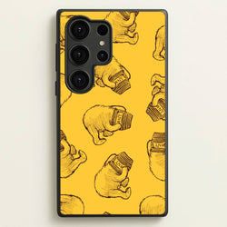 Winnie Honey Pot Pattern Galaxy S25 Ultra Case