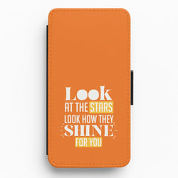 Look At The Stars Flip / Wallet Phone Case