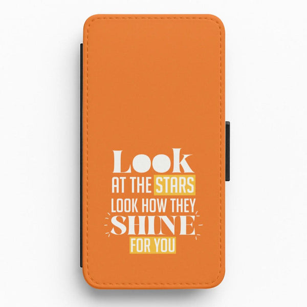 Look At The Stars Flip / Wallet Phone Case