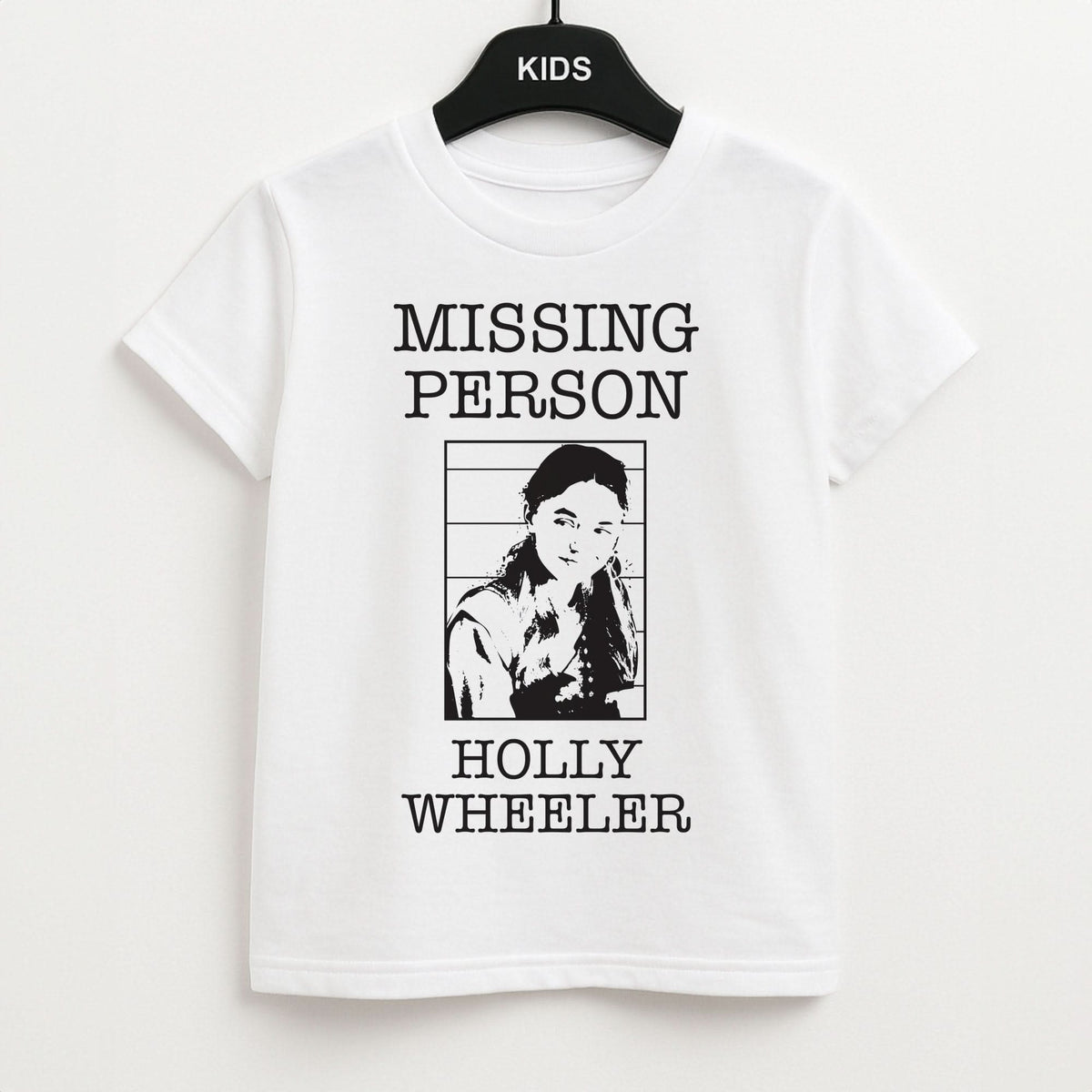 Missing Person Holly Kids T-Shirt