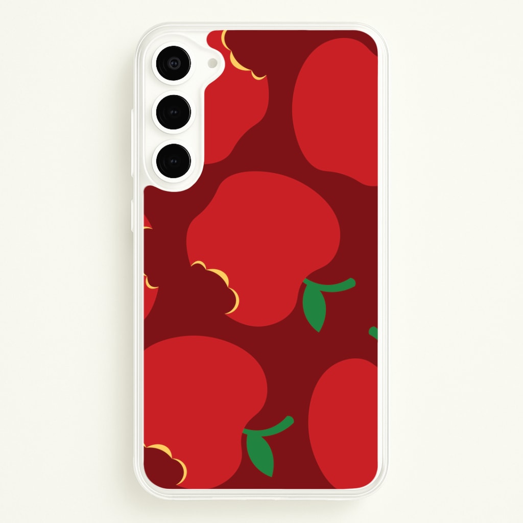 Teacher Apples Pattern Galaxy S23 Case