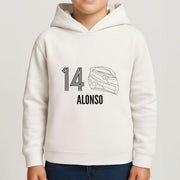 Alonso Helmet 2026 Kids Hoodie 4