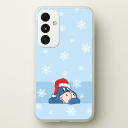 Cartoon Donkey Snowflakes Galaxy A55 Case