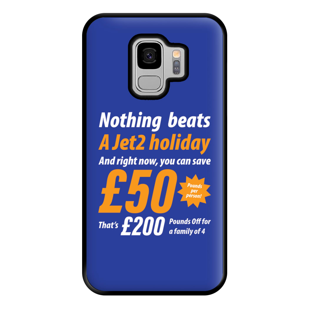 Nothing Beats A Jet Holiday Galaxy S9 Case